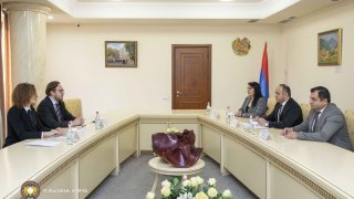 Атташе федеральной уголовной службы Германии, главный комиссар по уголовным делам на Южном Кавказе посетил Следственный комитет РА (фото)